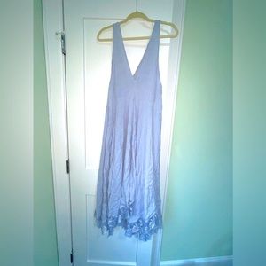 Oversized Periwinkle Intimately Free People dress.